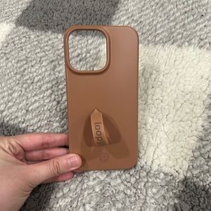 SADDLE BROWN iPhone 14 Pro Max Loopy Case